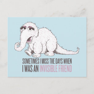 Snuffleupagus Soms mis ik de Dagen Briefkaart