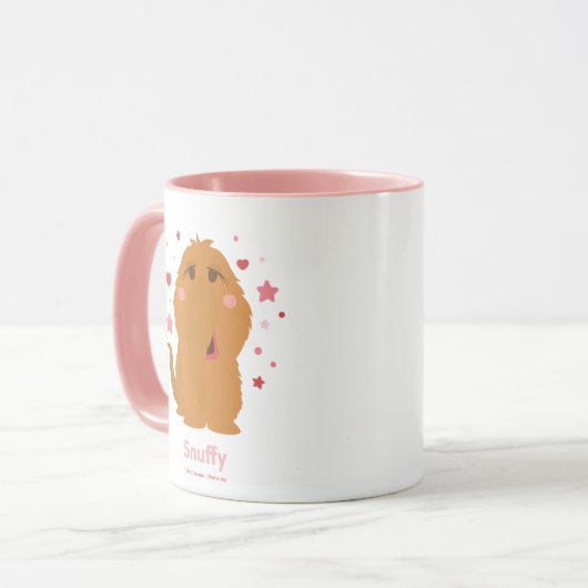 Snuffy Hearts & Stars Grafisch Mok (Voorkant links)