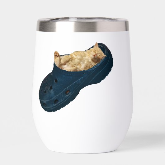 "Snug as a Bug : The Kitten's Croc Nap" (Arrière)