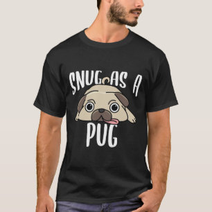 Snug As A Carlin Cute Dog Cadeau Classique T-Shirt