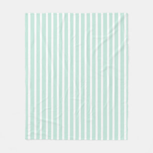 Snuggable Stempel Groen en Wit Striped Fleece Deken