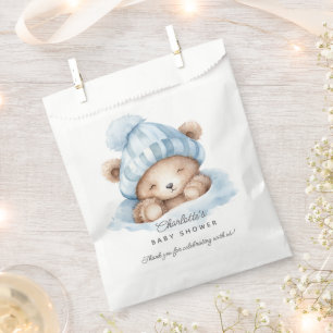 Snuggle Beer Baby shower Favor Bag Bedankzakje