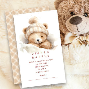Snuggle Beer Luier Raffle Ticket Informatiekaartje