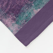 Snuggle Buddy Paars/Blauwgroen Fleece Photo Blanke (Hoek)