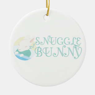 Snuggle Bunny Keramisch Ornament
