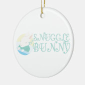 Snuggle Bunny Keramisch Ornament (Links)