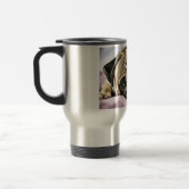Snuggle me Pug Travel Mug Reisbeker (Links)