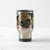 Snuggle me Pug Travel Mug Reisbeker (Center)