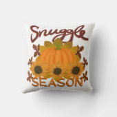 “Snuggle Season” Cosy Throw Cushion (Double Sided) Kussen (Achterkant)