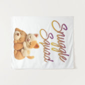 Snuggle Squad Wall Tapestry Wandkleed (Voorkant (horizontaal))