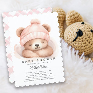 Snuggle Up Beer Baby shower uitnodiging