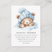 Snuggle Up Beer Gift Display Douche Informatiekaartje (Voorkant)