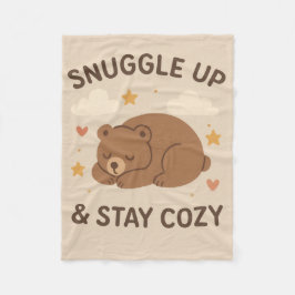 Snuggle up en blijf gezellig 🥱😴 Fleece Deken