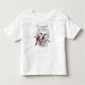 Snuggle weer is hier, vogels op tak kerst kinder shirts (Voorkant)