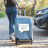 SnuggleNames: aangepaste bijnaam Vinyl Sticker (Koffer Insitu)