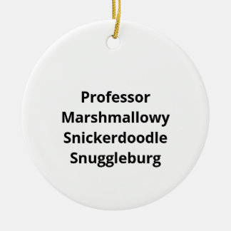SnuggleNames: Gepersonaliseerde huisdierennaam orn Keramisch Ornament