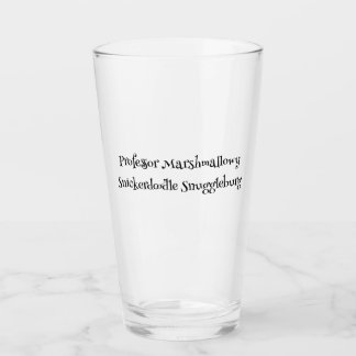 SnuggleNames: Op maat gemaakte pintglas Glas
