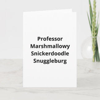 SnuggleNames: Persoonlijke Liefdesnaam Verjaardags Kaart