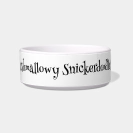 SnuggleNamesGifts Custom Pet Bowl - Medium Voerbakje