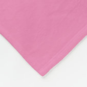 "Snuggles" donkerroze, roze Fleece Deken (Hoek)