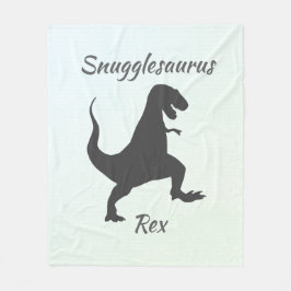Snugglesaurus Rex Blanket Fleece Deken