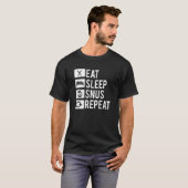Snus  Idea No Smoker Nicotine Smokeless Tobacco T-shirt (Voorkant volledig)