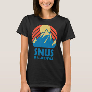 Snus is een levensstijl, voormalig Smoker Snus Tab T-shirt