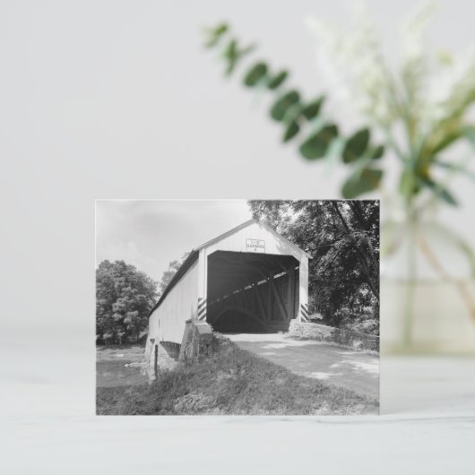 Snyder's Fording Covered Bridge Briefkaart (Staand voorkant)