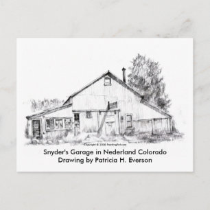 Snyder's Garage, Briefkaart