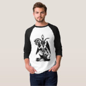 SNZ Baphomet Raglan T-shirt (Voorkant volledig)