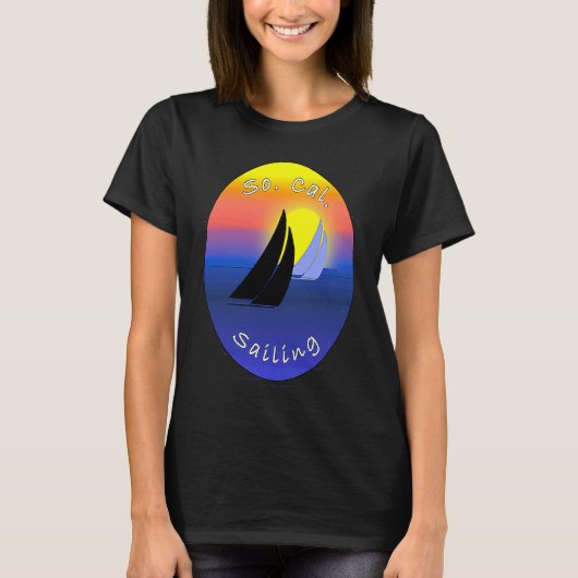 So Cal Sailing Printed On Back T-shirt (Voorkant)