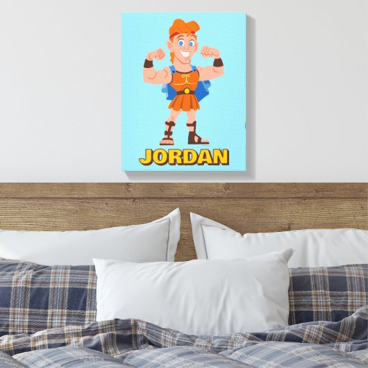 So Cute Hercules Canvas Print (Insitu (Slaapkamer))