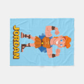 So Cute Hercules Fleece Blanket (Voorkant (Horizontaal))