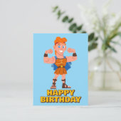 So Cute Hercules Postcard Briefkaart (Staand voorkant)