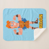 So Cute Hercules Sherpa Blanket Sherpa Deken (Voorkant (horizontaal))