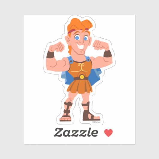 So Cute Hercules Sticker (Feuille)
