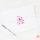SO_CuTe Vierkante Sticker (Envelop)