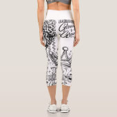 So Demure™ Leggings Capri DIY Taille Haute | Peint (Verso)