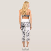 So Demure™ Leggings Capri DIY Taille Haute | Peint (Verso)