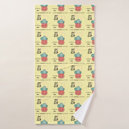 So Different, Parfait Ensemble - mignon couple d'a (Serviette de bain)