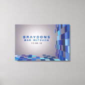 SO DIGITAL Bar Bat Mitzvah Inloggen Board Canvas Afdruk (Voorkant)