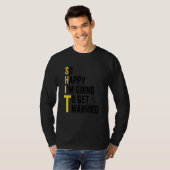 So Happy I'm Going To Get Married  Wedding Marriag T-shirt (Voorkant volledig)