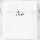 So Kawaii Ronde Sticker (Tas)