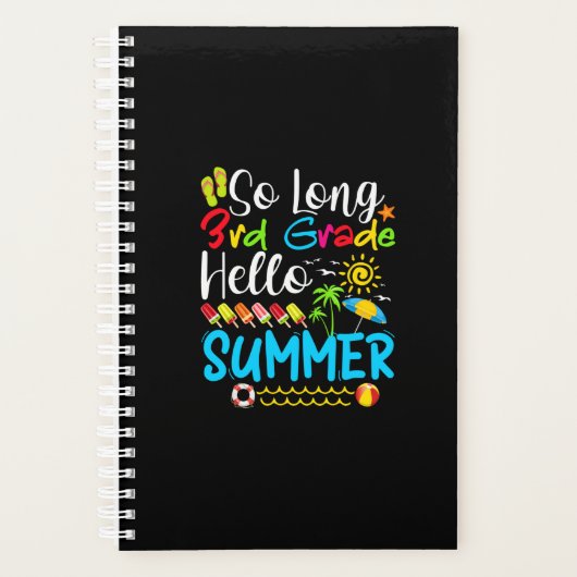 So Long 3rd Grade Hello Summer Last Day Of School. (Devant)