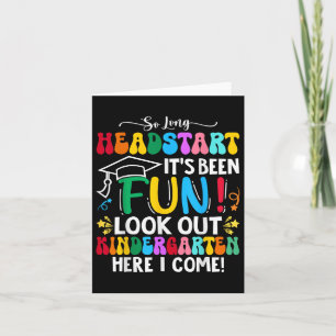 So Long Headstart Afstuderen 2025 Kindergarten Haa Kaart