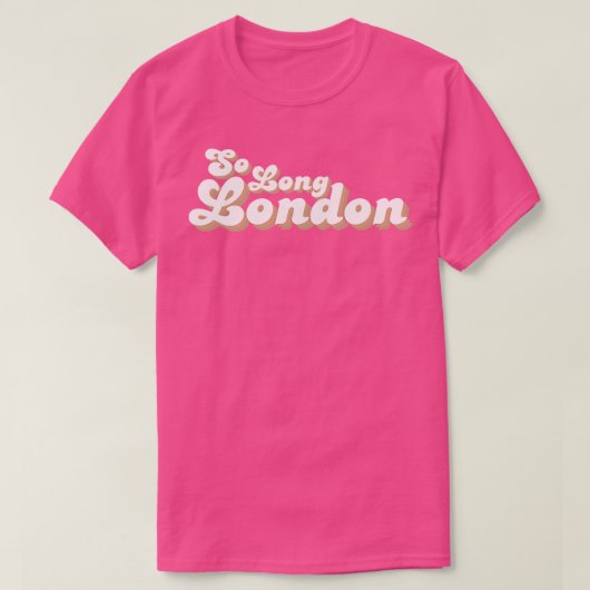 So Long Londres TShirt 9 (Design devant)