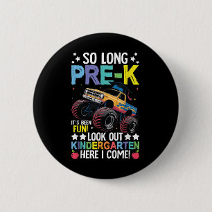 So Long Pre-k Preschool Afstuderen Kindergarten He Ronde Button 5,7 Cm