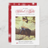 So Long Silent Nights zwangerschapsaankondiging Feestdagenkaart (Voorkant / Achterkant)