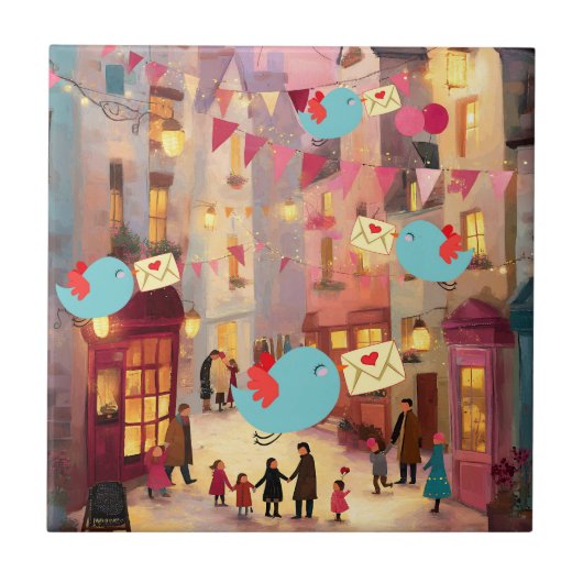 SO MANY VALENTINES FOR DELIVERY TEGELTJE (Voorkant)