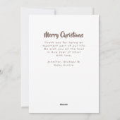 So Much Joy Baby's First Christmas Photo  Feestdagenkaart (Achterkant)